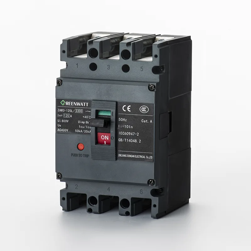 AC400V 125A মোল্ডেড কেস সার্কিট ব্রেকার