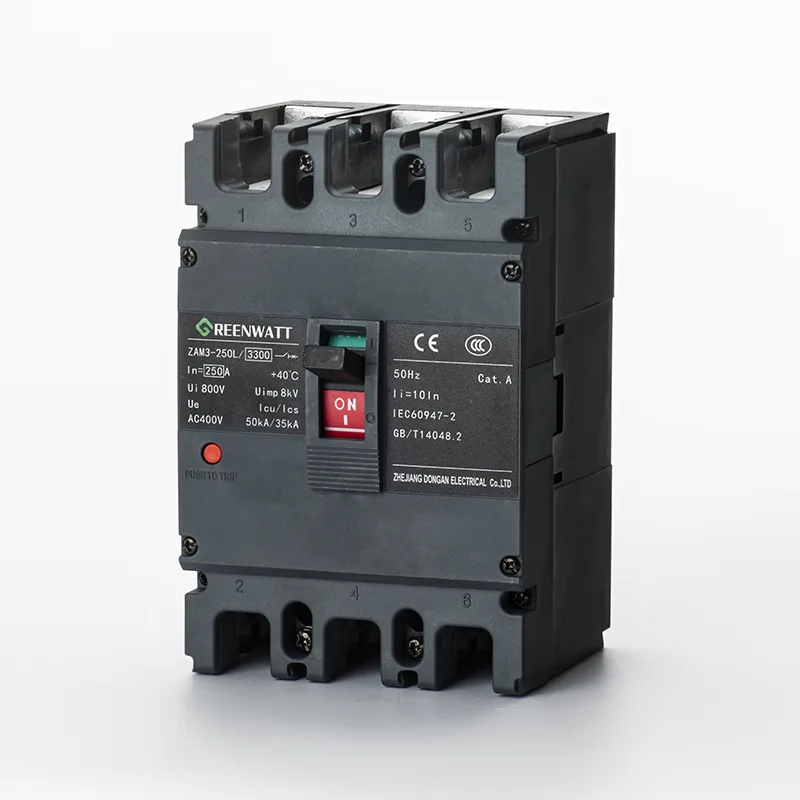 AC400V 250A মোল্ডেড কেস সার্কিট ব্রেকার